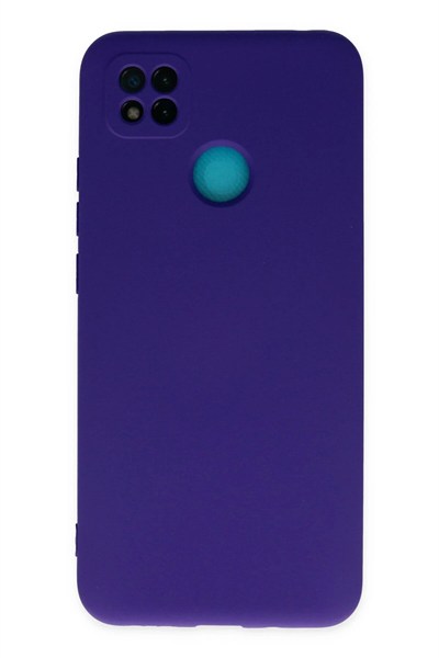 Mey İthalat®   Redmi 9C Kılıf Nano içi Kadife Silikon - Mor