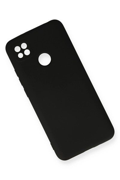 Mey İthalat®   Redmi 9C Kılıf Nano içi Kadife Silikon - Siyah