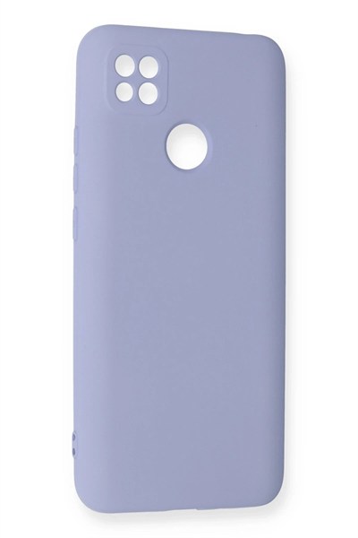 Mey İthalat®   Redmi 9C Kılıf Nano içi Kadife Silikon - Lila