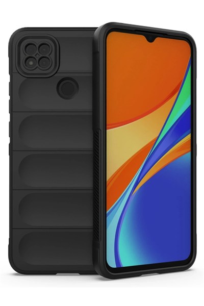 Mey İthalat®   Redmi 9C Kılıf Optimum Silikon - Siyah