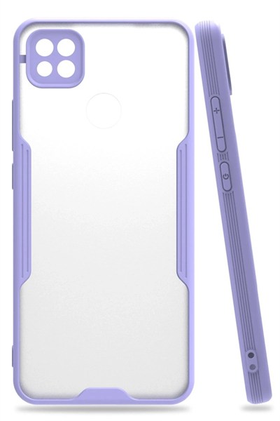 Mey İthalat®   Redmi 9C Kılıf Platin Silikon - Lila