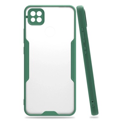 Mey İthalat®   Redmi 9C Kılıf Platin Silikon - Yeşil