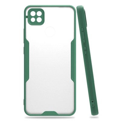 Mey İthalat®   Redmi 9C Kılıf Platin Silikon - Yeşil