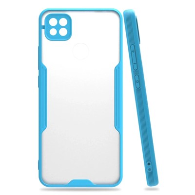 Mey İthalat®   Redmi 9C Kılıf Platin Silikon - Mavi