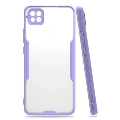 Mey İthalat®   Redmi 9C Kılıf Platin Silikon - Lila