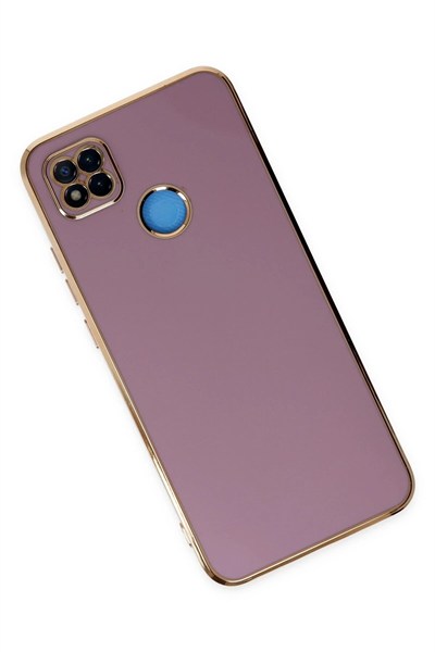 Mey İthalat®   Redmi 9C Kılıf Volet Silikon - Mor