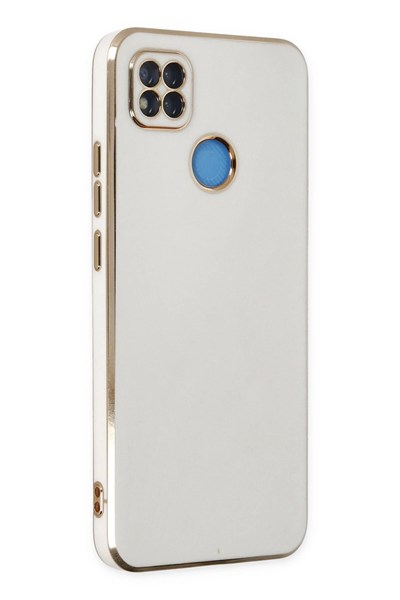 Mey İthalat®   Redmi 9C Kılıf Volet Silikon - Beyaz