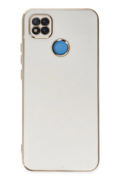 Mey İthalat®   Redmi 9C Kılıf Volet Silikon - Beyaz
