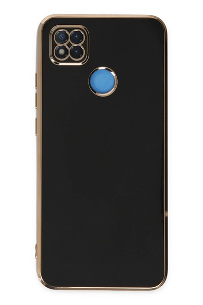 Mey İthalat®   Redmi 9C Kılıf Volet Silikon - Siyah