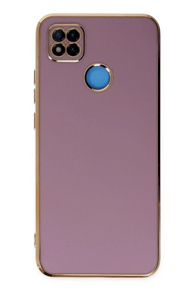 Mey İthalat®   Redmi 9C Kılıf Volet Silikon - Mor