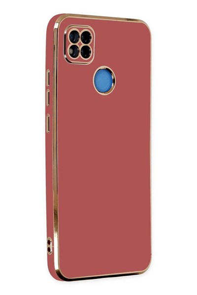 Mey İthalat®   Redmi 9C Kılıf Volet Silikon - Kırmızı