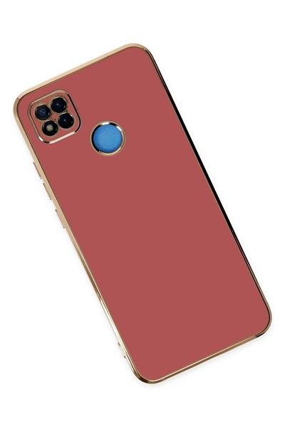 Mey İthalat®   Redmi 9C Kılıf Volet Silikon - Kırmızı