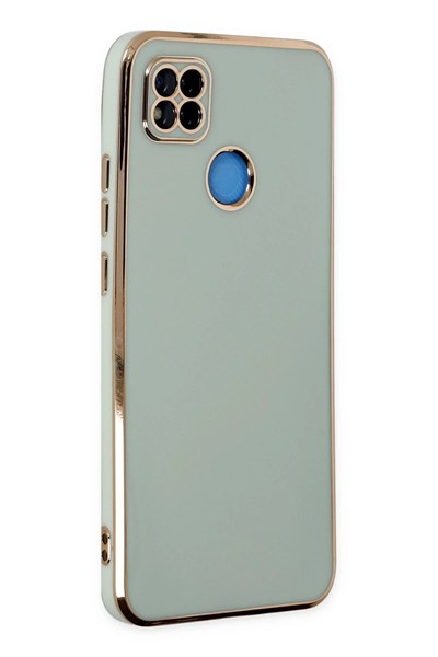 Mey İthalat®   Redmi 9C Kılıf Volet Silikon - Açık Yeşil