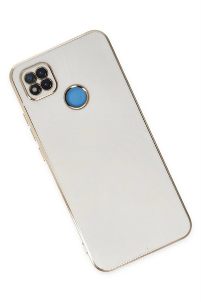 Mey İthalat®   Redmi 9C Kılıf Volet Silikon - Beyaz