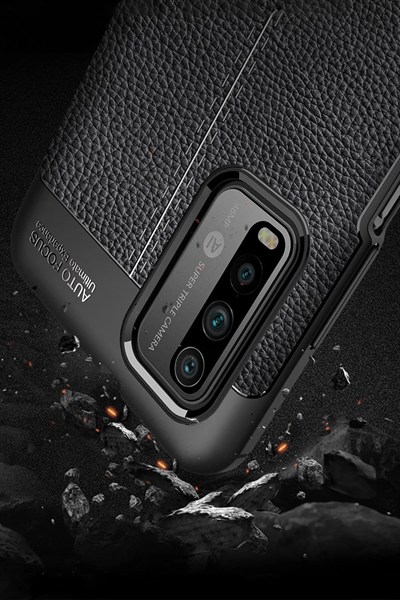 Mey İthalat®   Redmi 9T Kılıf Auto Focus Kapak - Kırmızı