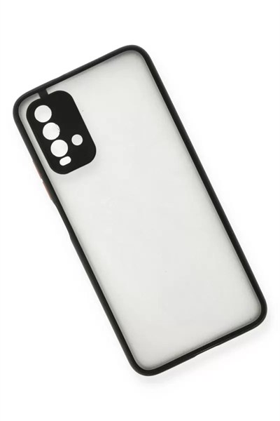 Mey İthalat®   Redmi 9T Kılıf Montreal Silikon Kapak - Siyah