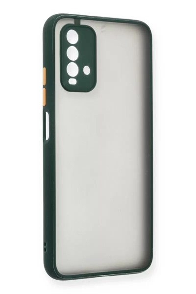 Mey İthalat®   Redmi 9T Kılıf Montreal Silikon Kapak - Yeşil