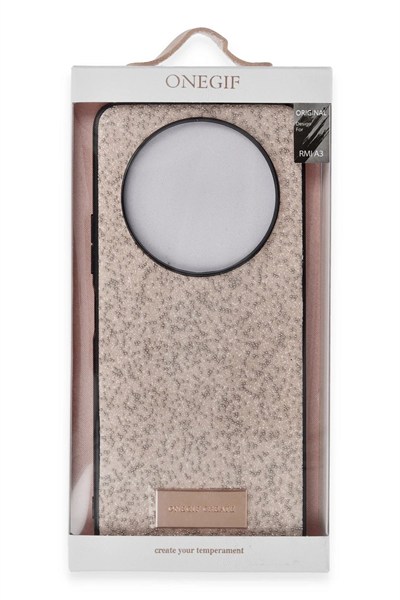 Mey İthalat®   Redmi A3 4G Bright Simli Kapak - Pembe