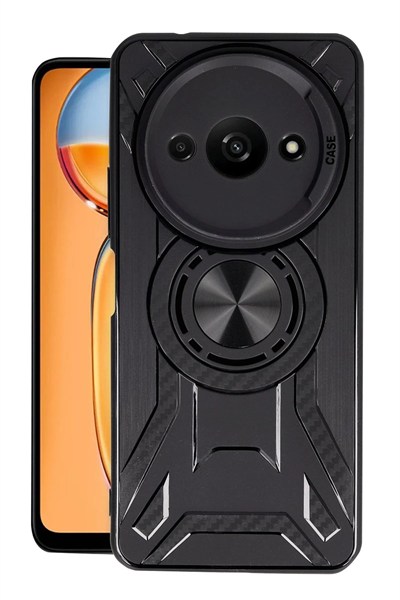 Mey İthalat®   Redmi A3 4G Kılıf Lincoln Silikon - Siyah