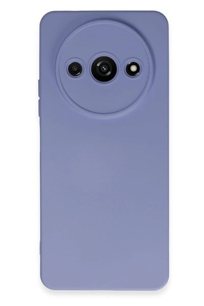 Mey İthalat®   Redmi A3 4G Kılıf Nano içi Kadife Silikon - Lila