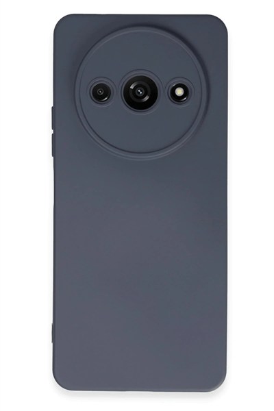 Mey İthalat®   Redmi A3 4G Kılıf Nano içi Kadife Silikon - Gri