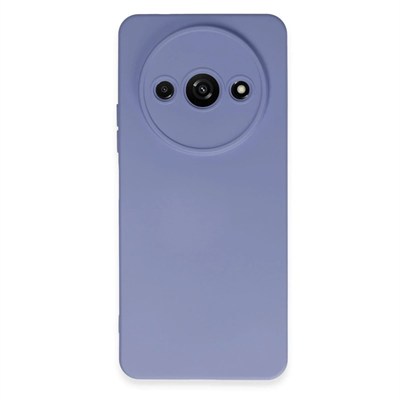 Mey İthalat®   Redmi A3 4G Kılıf Nano içi Kadife Silikon - Lila