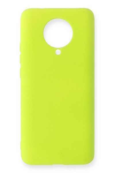 Mey İthalat®   Redmi K30 Pro Kılıf Nano içi Kadife Silikon - Sarı