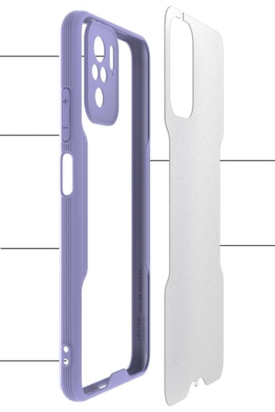 Mey İthalat®   Redmi Note 10 Kılıf Platin Silikon - Yeşil