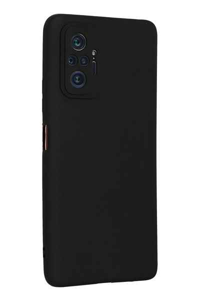 Mey İthalat®   Redmi Note 10 Pro Kılıf First Silikon - Siyah