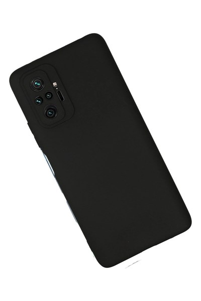 Mey İthalat®   Redmi Note 10 Pro Kılıf First Silikon - Siyah