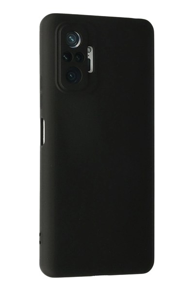 Mey İthalat®   Redmi Note 10 Pro Kılıf Nano içi Kadife Silikon - Siyah