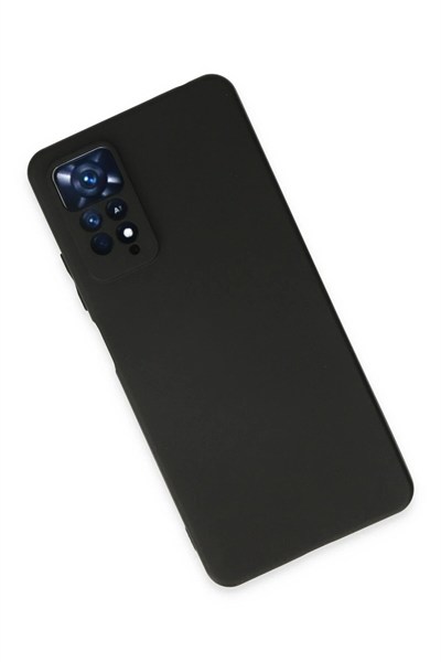 Mey İthalat®   Redmi Note 11 Kılıf First Silikon - Siyah