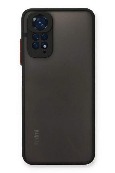 Mey İthalat®   Redmi Note 11 Kılıf Montreal Silikon Kapak - Siyah