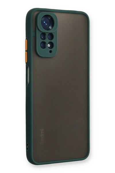 Mey İthalat®   Redmi Note 11 Kılıf Montreal Silikon Kapak - Yeşil