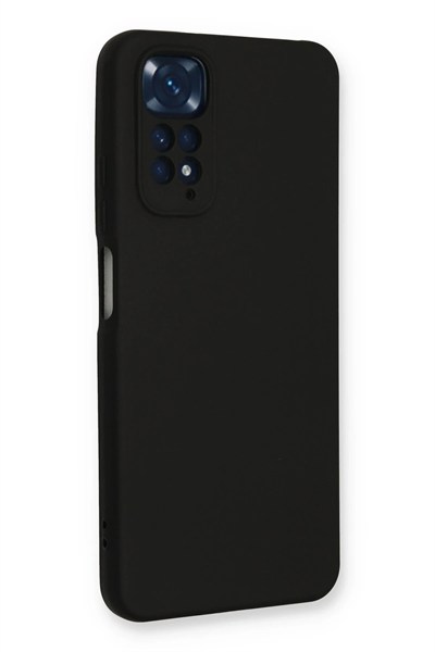 Mey İthalat®   Redmi Note 11 Kılıf Nano içi Kadife Silikon - Siyah