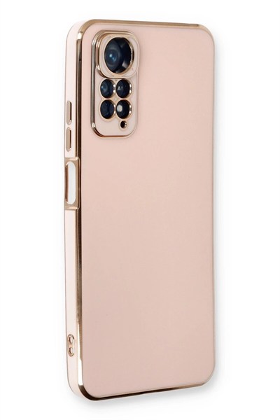 Mey İthalat®   Redmi Note 11 Kılıf Volet Silikon - Pembe