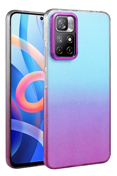 Mey İthalat®   Redmi Note 11 Pro Glossy Kapak - Mor