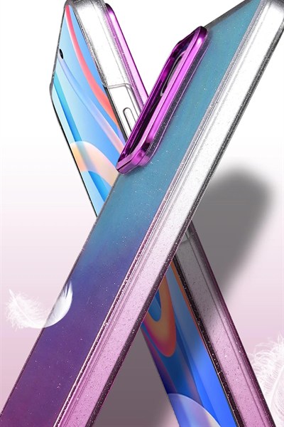 Mey İthalat®   Redmi Note 11 Pro Glossy Kapak - Mavi