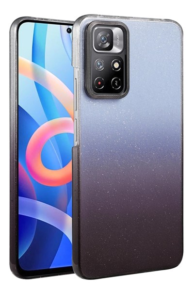 Mey İthalat®   Redmi Note 11 Pro Glossy Kapak - Siyah