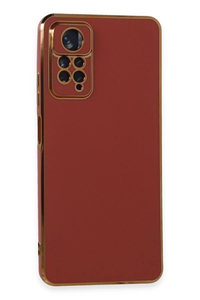 Mey İthalat®   Redmi Note 11 Pro Kılıf Volet Silikon - Kırmızı