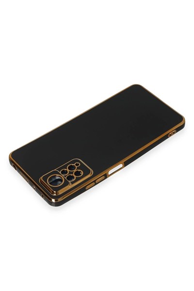 Mey İthalat®   Redmi Note 11 Pro Kılıf Volet Silikon - Siyah
