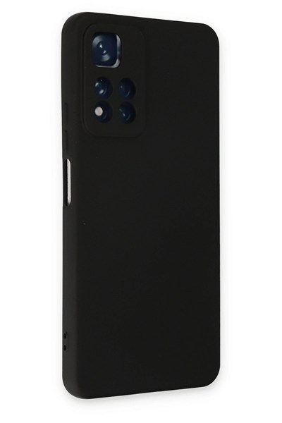Mey İthalat®   Redmi Note 11 Pro Plus 5G Kılıf Nano içi Kadife Silikon - Siyah