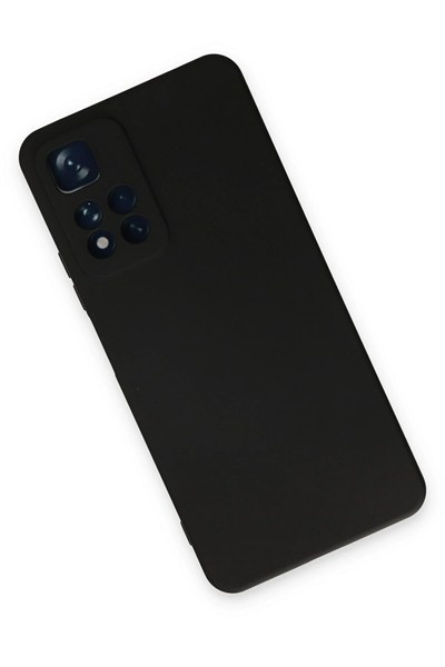 Mey İthalat®   Redmi Note 11 Pro Plus 5G Kılıf Nano içi Kadife Silikon - Siyah