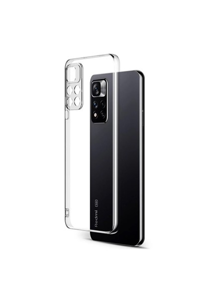 Mey İthalat®   Redmi Note 11 Pro Plus 5G Kılıf Lüx Şeffaf Silikon