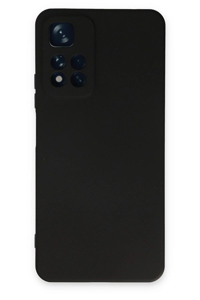 Mey İthalat®   Redmi Note 11 Pro Plus 5G Kılıf Nano içi Kadife Silikon - Siyah