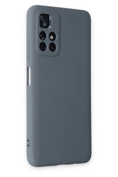 Mey İthalat®   Redmi Note 11T Kılıf Nano içi Kadife Silikon - Gri