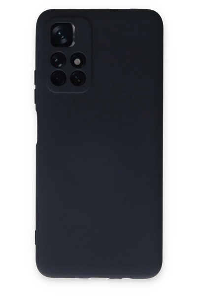 Mey İthalat®   Redmi Note 11T Kılıf Nano içi Kadife Silikon - Lacivert