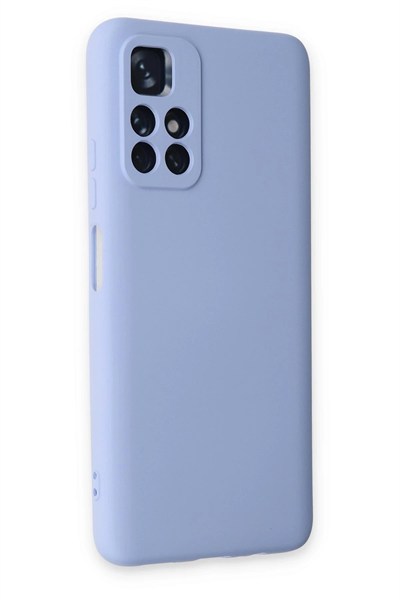 Mey İthalat®   Redmi Note 11T Kılıf Nano içi Kadife Silikon - Lila