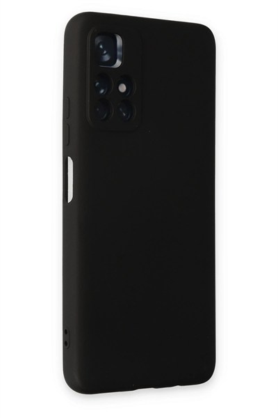 Mey İthalat®   Redmi Note 11T Kılıf Nano içi Kadife Silikon - Siyah