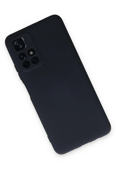 Mey İthalat®   Redmi Note 11T Kılıf Nano içi Kadife Silikon - Lacivert